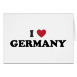 I Love Germany Card