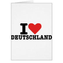 I love Germany Greeting Card