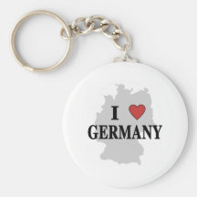 I Love Germany Key Chain