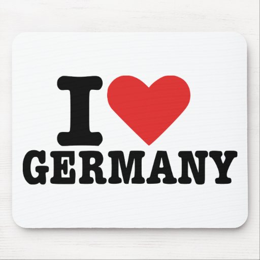 I love Germany Mouse Mats