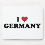 I Love Germany Mouse Pad