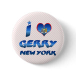 I love Gerry, New York buttons