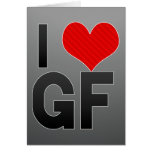 I Love GF cards