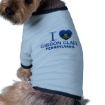 I Love Gibbon Glade, PA pet clothing