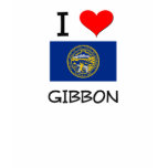 I Love Gibbon Nebraska t-shirts