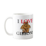 I Love Gibbons mugs