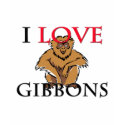 I Love Gibbons t-shirts