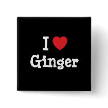 I love Ginger heart T-Shirt