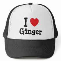 I love Ginger heart T-Shirt