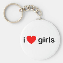 I Love Girls Key Chain