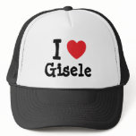 I love Gisele heart T-Shirt hats