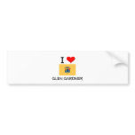 I Love Glen Gardner New Jersey bumper stickers