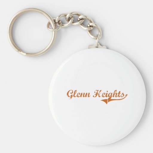 I Love Glenn Heights Texas Keychains