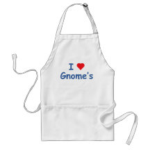 I Love Gnome's Apron