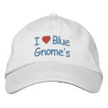 I Love Gnome's embroidered hats