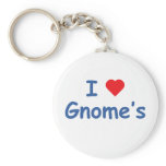 I Love Gnome's keychains