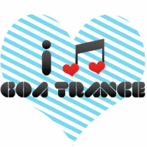 I Love Goa Trance Photo Sculpture