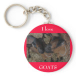 I love GOATS Keychains