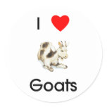 I love goats Sticker