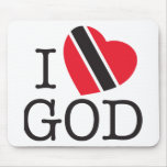 I Love GOD mousepads