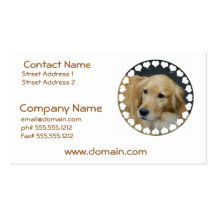 I Love Goldens Business Cards