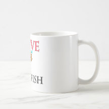 I Love Goldfish Coffee Mug