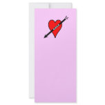 I Love Golf Heart rack cards