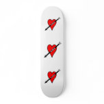 I Love Golf Heart skateboards