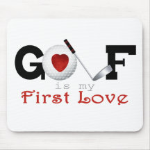 I Love Golf Mouse Mats