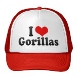 I Love Gorillas Hat