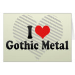 I Love Gothic Metal cards