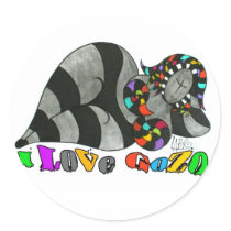 I LOVE GOZO PAPER PRODUCTS stickers