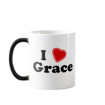 I Love Grace Coffee Mug
