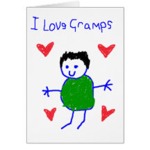 I Love Gramps Card