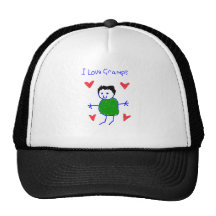 I Love Gramps Trucker Hat