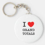 I Love Grand Totals Key Chains
