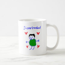 I Love Grandad Coffee Mugs