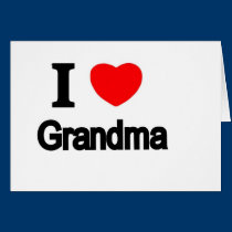 I Love Grandma cards