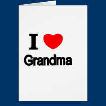 I Love Grandma cards