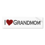 I love grandmom bumper stickers