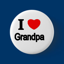 I Love Grandpa buttons