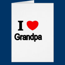 I Love Grandpa cards