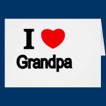 I Love Grandpa cards
