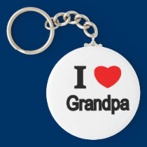 I Love Grandpa keychains