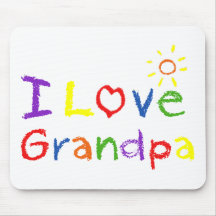 I love Grandpa Mousepad