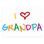 I Love Grandpa Post Cards