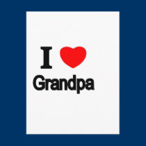 I Love Grandpa postcards