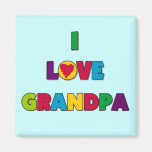 I Love Grandpa Tshirts and Gifts Magnets