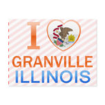 I Love Granville, IL postcards