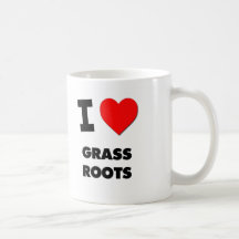 I Love Grass Roots Mug